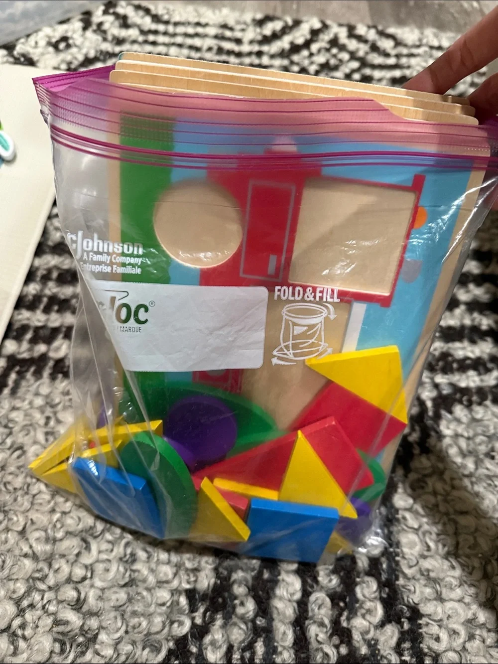 Melissa & Doug wooden pattern blocks puzzles